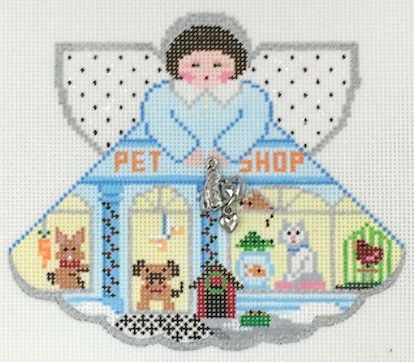 click here to view larger image of Pet Shop Angel (hand painted canvases)
