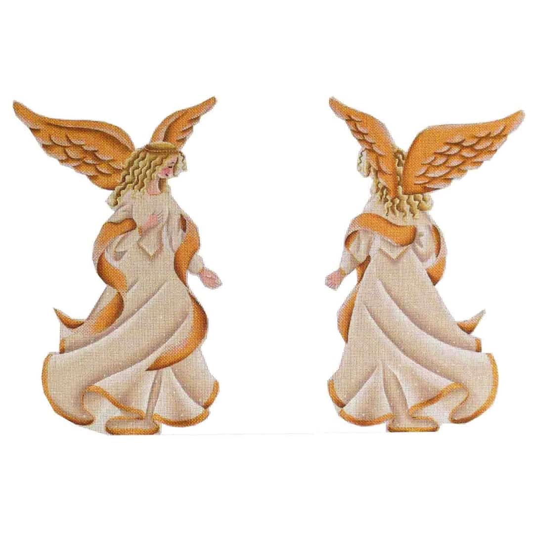 click here to view larger image of Nativity Angel Topper (hand painted canvases)