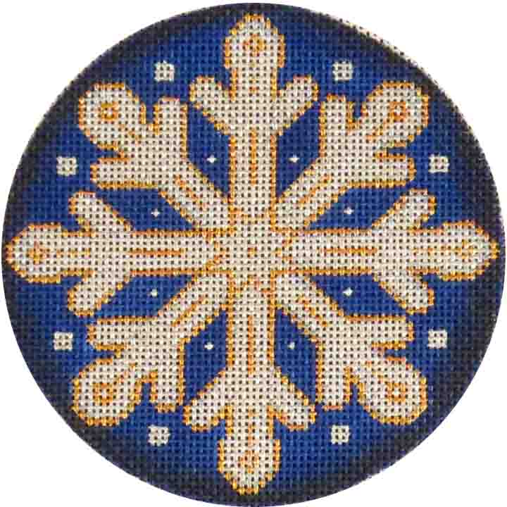 click here to view larger image of 4th Snowflake (hand painted canvases)