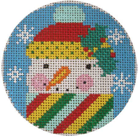 click here to view larger image of Snowman Head (hand painted canvases)