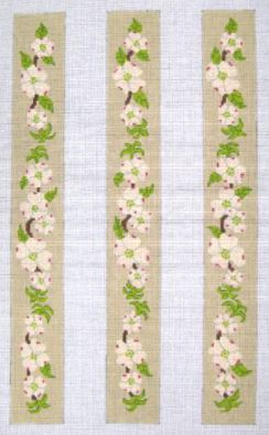 click here to view larger image of Dogwood Luggage Strap (hand painted canvases)