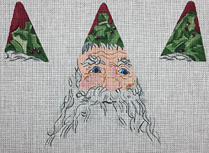 click here to view larger image of Star Santa (hand painted canvases)
