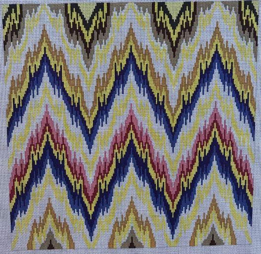 click here to view larger image of Tall Peaks Bargello (hand painted canvases)