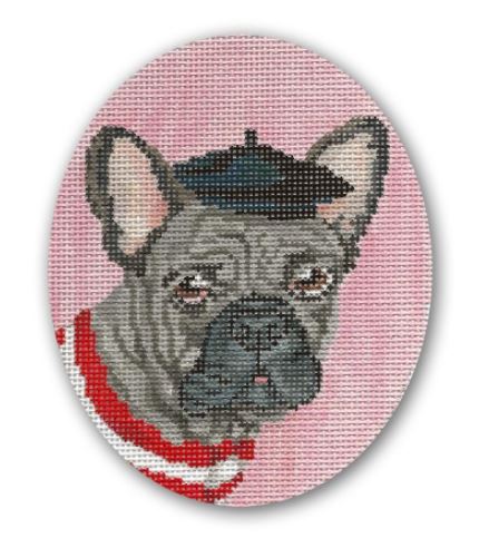 click here to view larger image of Merci - French Bulldog (hand painted canvases)