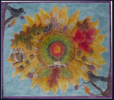 click here to view larger image of Autumn Equinox (hand painted canvases)