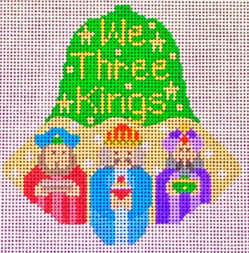 click here to view larger image of We Three Kings Bell (hand painted canvases)