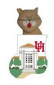 click here to view larger image of University of Houston w/Cougar (hand painted canvases)