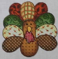 click here to view larger image of Thanksgiving Turkey (hand painted canvases)