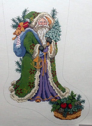 click here to view larger image of Pere Noel I Stocking (hand painted canvases)