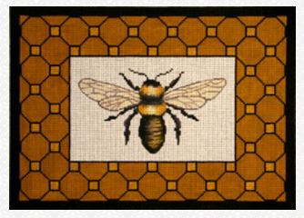 click here to view larger image of Bee (hand painted canvases)