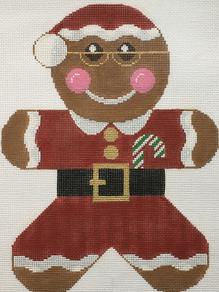 click here to view larger image of Giant Gingerbread Santa (hand painted canvases)