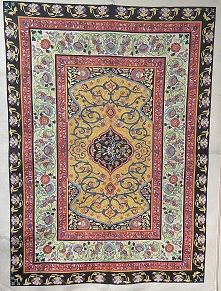 click here to view larger image of Rug  R-02 (hand painted canvases)