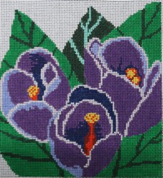 click here to view larger image of Crocus (hand painted canvases)