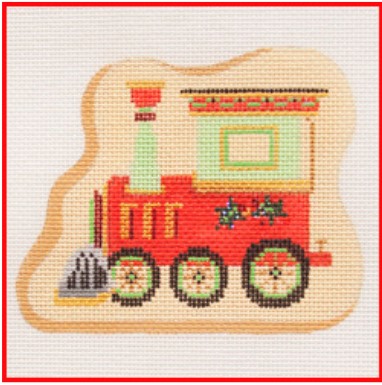 click here to view larger image of Cookie Engine Zoo Train (hand painted canvases)