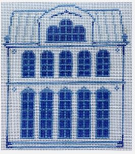 click here to view larger image of Delft House 3 (hand painted canvases)