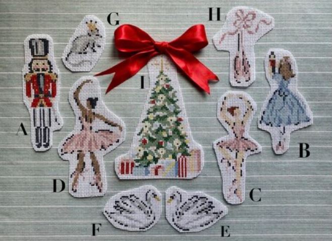 click here to view larger image of Nutcracker Series - Clara B (hand painted canvases)