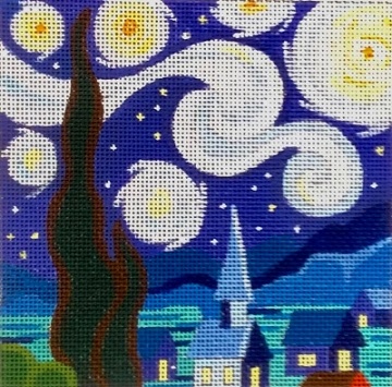 click here to view larger image of Starry Night (hand painted canvases)