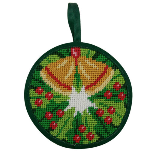 click here to view larger image of Christmas Wreath Ornament (needlepoint kits)
