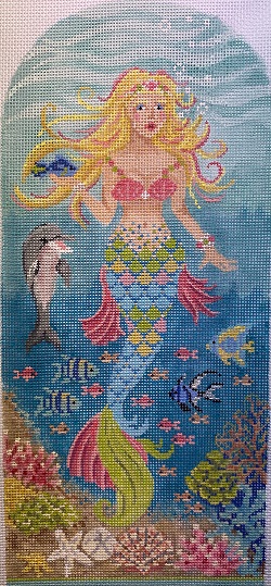 click here to view larger image of Dolphine the Gulf Coast Mermaid (hand painted canvases)