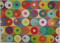 click here to view larger image of Contemporary Circles (hand painted canvases)