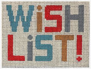 click here to view larger image of Wish List (hand painted canvases)