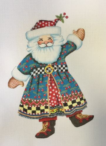 click here to view larger image of Cherry Santa (hand painted canvases)