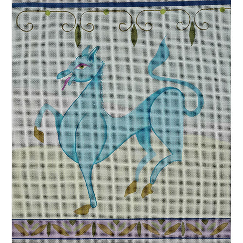 click here to view larger image of Blue Horse (hand painted canvases)