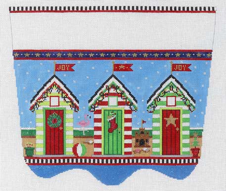 click here to view larger image of Cabana Christmas (hand painted canvases)