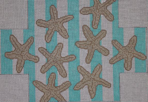 click here to view larger image of Starfish Brick Cover (hand painted canvases)