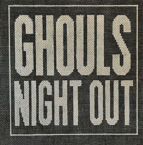 click here to view larger image of Ghouls Night Out (hand painted canvases)