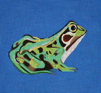 click here to view larger image of Frog (hand painted canvases)