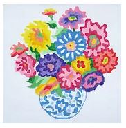 click here to view larger image of Summer Bouquet 19 (hand painted canvases)