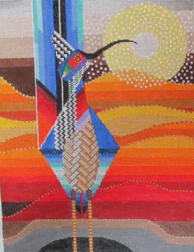 click here to view larger image of Sunrise Roadrunner   (hand painted canvases)