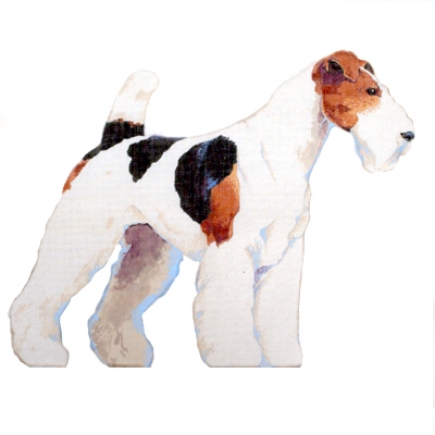 click here to view larger image of Wire Haired Fox Terrier (hand painted canvases)