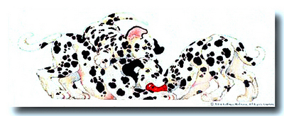 click here to view larger image of Spots (hand painted canvases)
