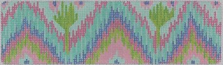 click here to view larger image of Cuff - Ikat Bright Pastels (hand painted canvases 2)