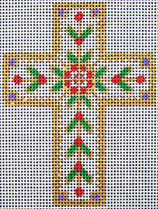 click here to view larger image of Cross Golden - 527-JH/18 (hand painted canvases)
