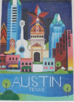 click here to view larger image of Austin (hand painted canvases)