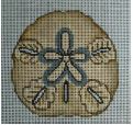 click here to view larger image of Beige Sand Dollar (hand painted canvases)