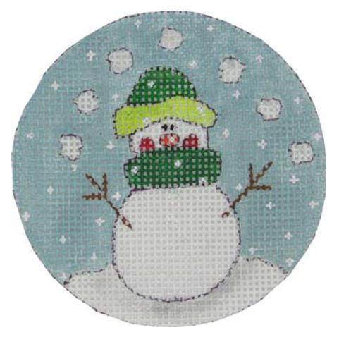 click here to view larger image of Snowman w/Snowballs (hand painted canvases)
