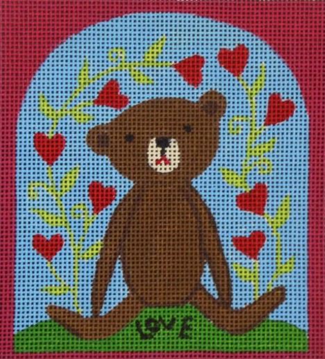 click here to view larger image of Love Bear (hand painted canvases)