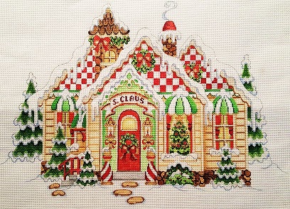 click here to view larger image of S Claus Manor (hand painted canvases)