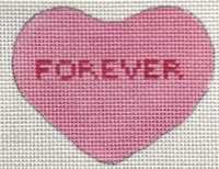 click here to view larger image of Heart - Forever (hand painted canvases)