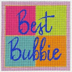 click here to view larger image of Best Bubbie (hand painted canvases)