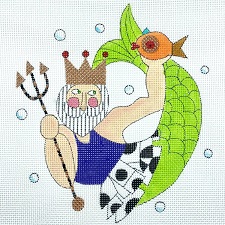 click here to view larger image of King Neptune (hand painted canvases)