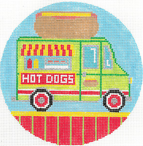 click here to view larger image of Food Truck - Hot Dogs (hand painted canvases)