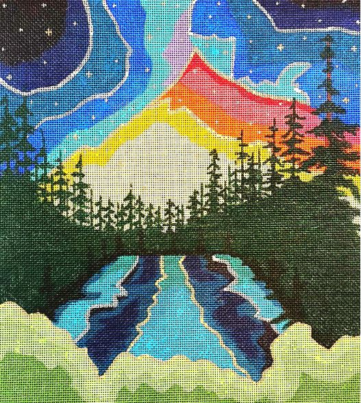 Northern Lights hand painted canvases 