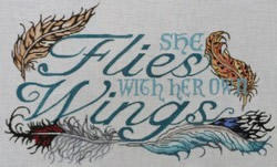 click here to view larger image of She Flies (hand painted canvases)