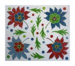 click here to view larger image of Turkey Flowers (hand painted canvases)