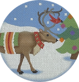 click here to view larger image of Reindeer Helper (printed canvas)